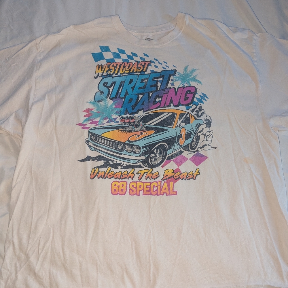 West Coast Street Racing Men's‎ 3XL Graphic Print Short Sleeve T-shirt
